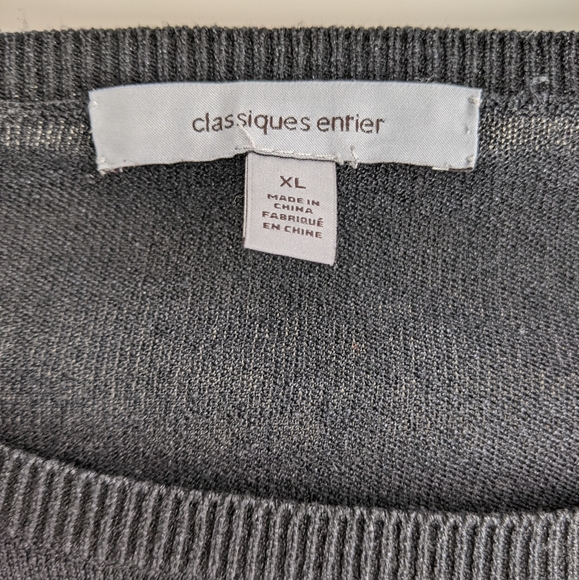 Classiques Entier Black Crew-neck Top - Picture 2 of 6